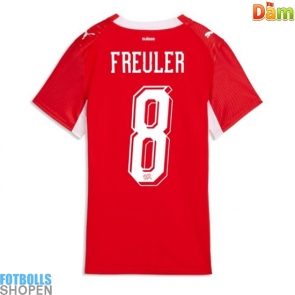 Billiga Schweiz Remo Freuler #8 Hemmatröja Dam VM 2026 Kortärmad